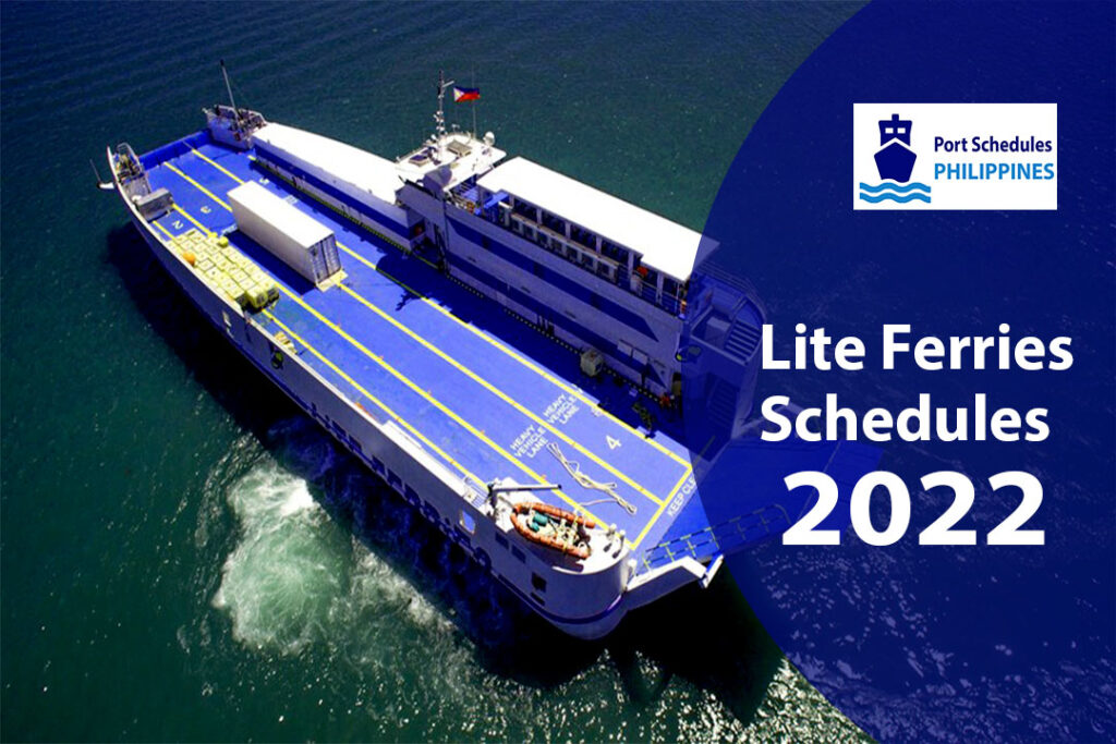 Lite Ferries Schedules