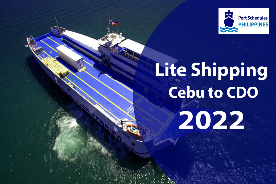 Lite Shipping Cebu to Cagayan de Oro v.v Schedules, Fares, and Complete ...
