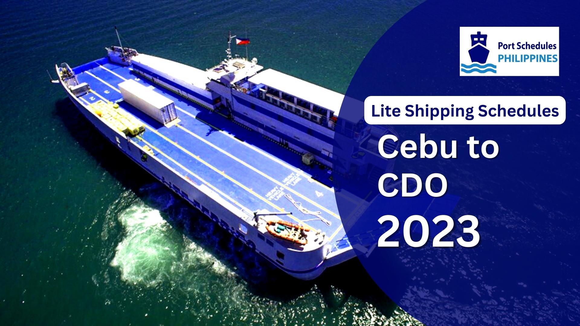 Lite Shipping Cebu to Cagayan de Oro