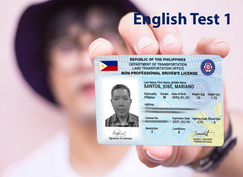 LTO Exam Reviewer Test 1 (English)
