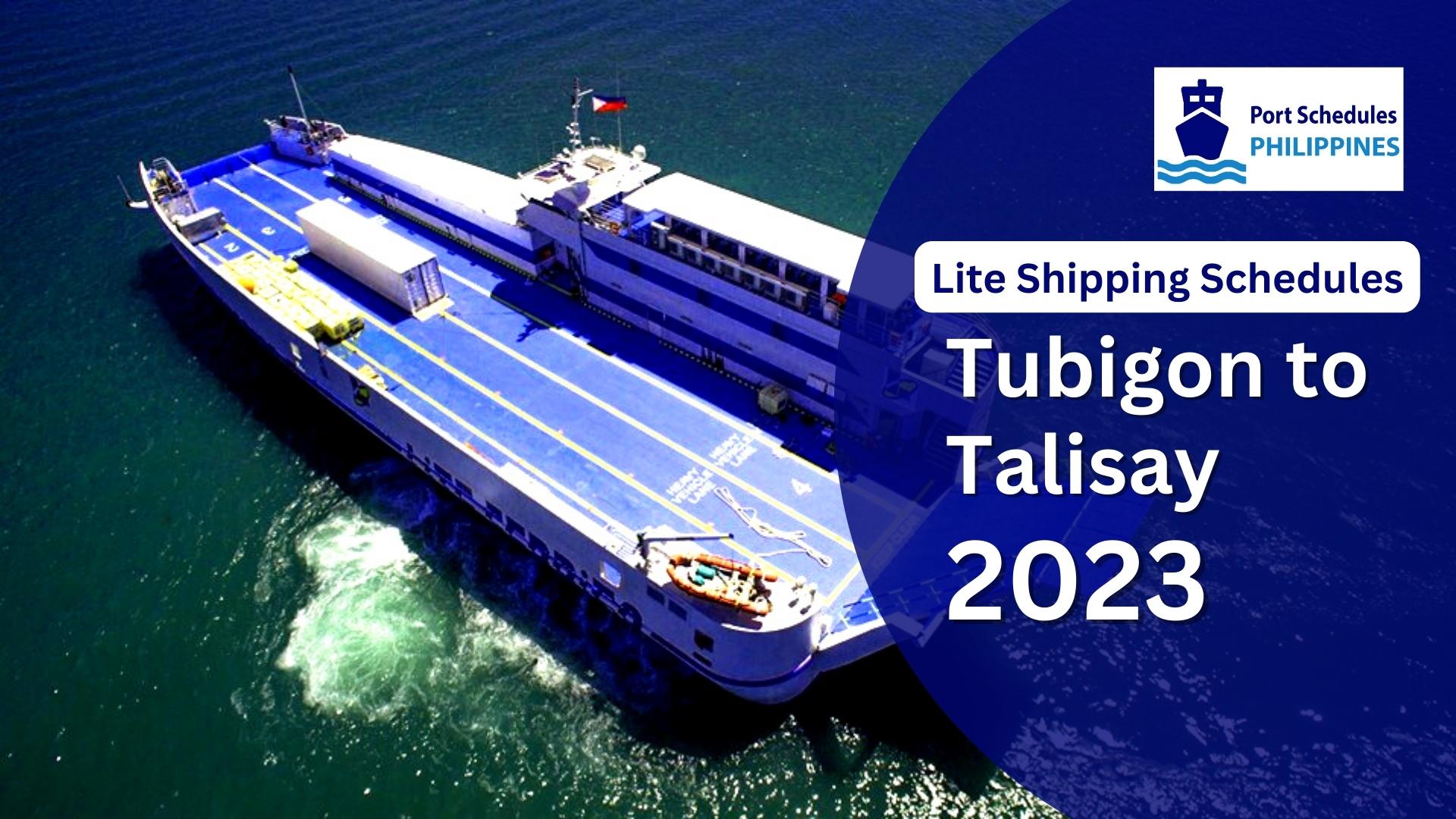 Lite Shipping Tubigon to Talisay