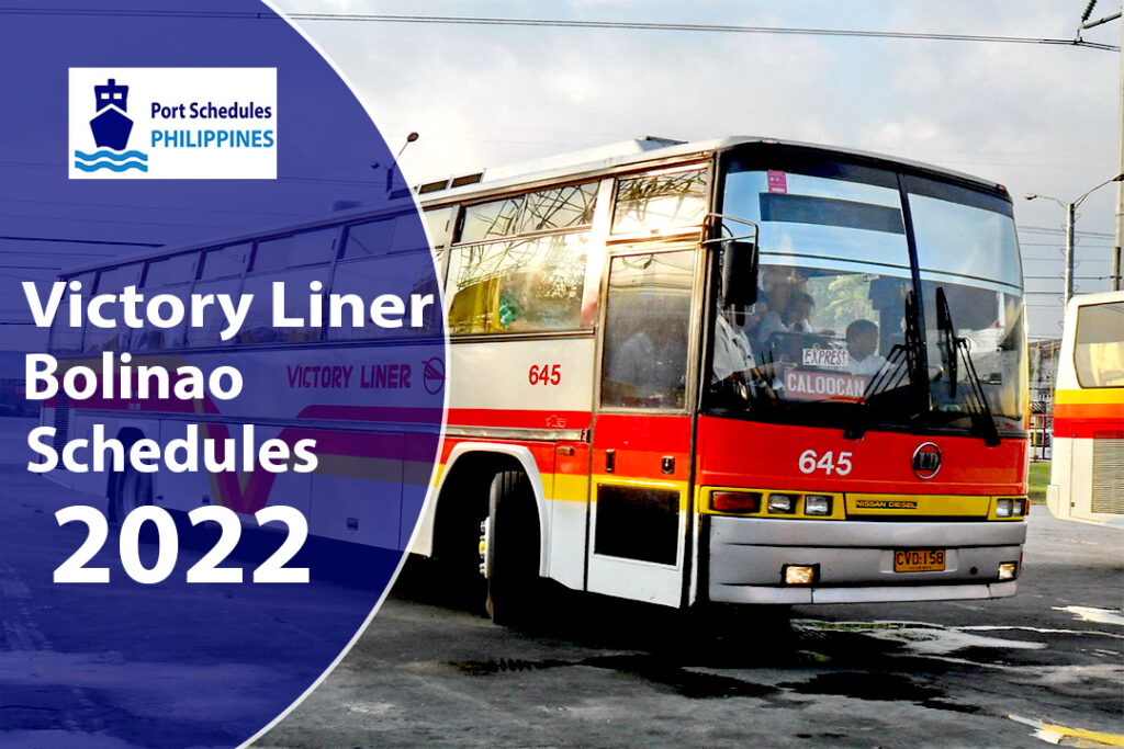 Victory Liner Bolinao Schedules