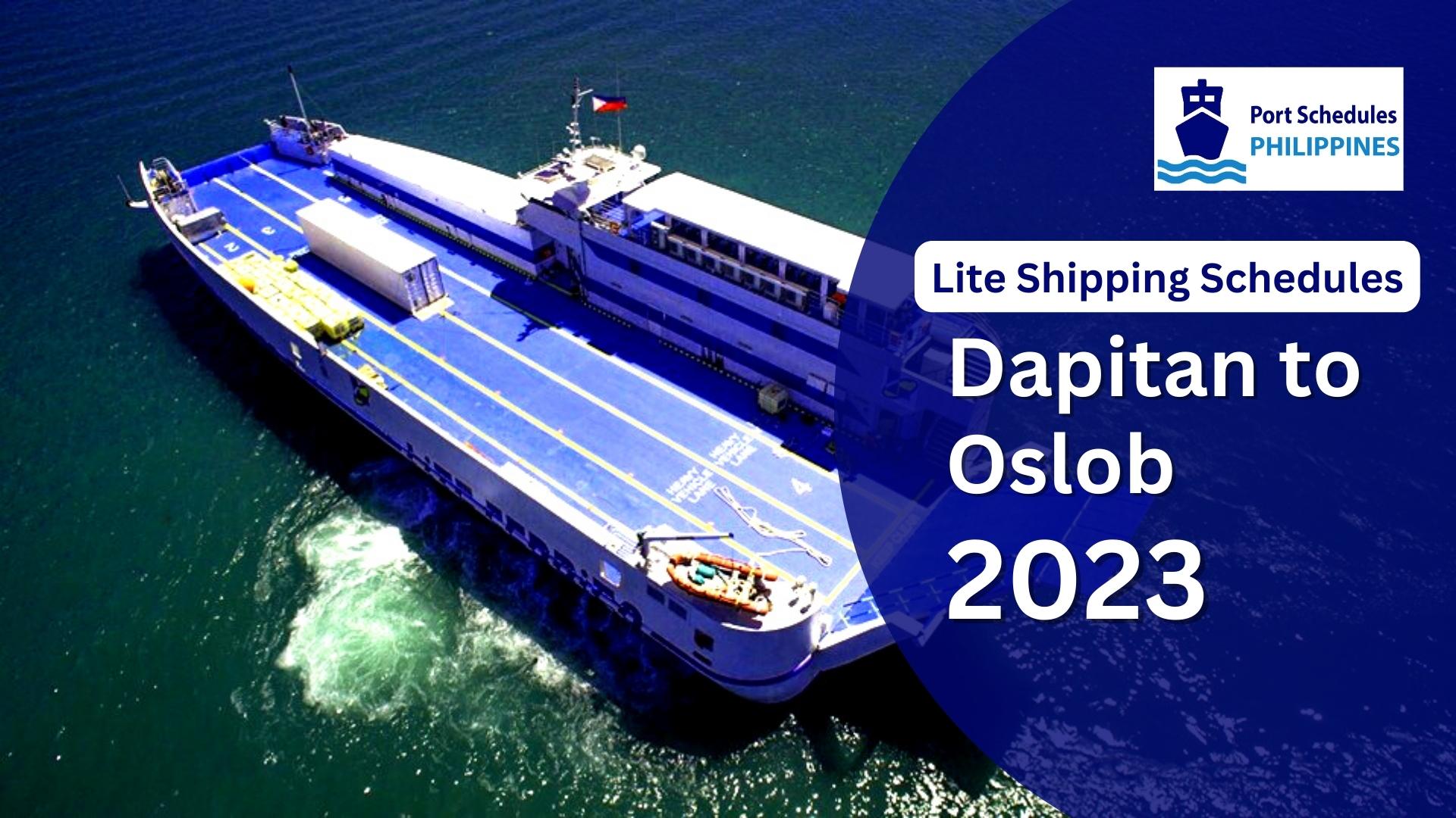 Lite Shipping Dapitan to Oslob